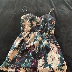 Spaghetti strap mini dress